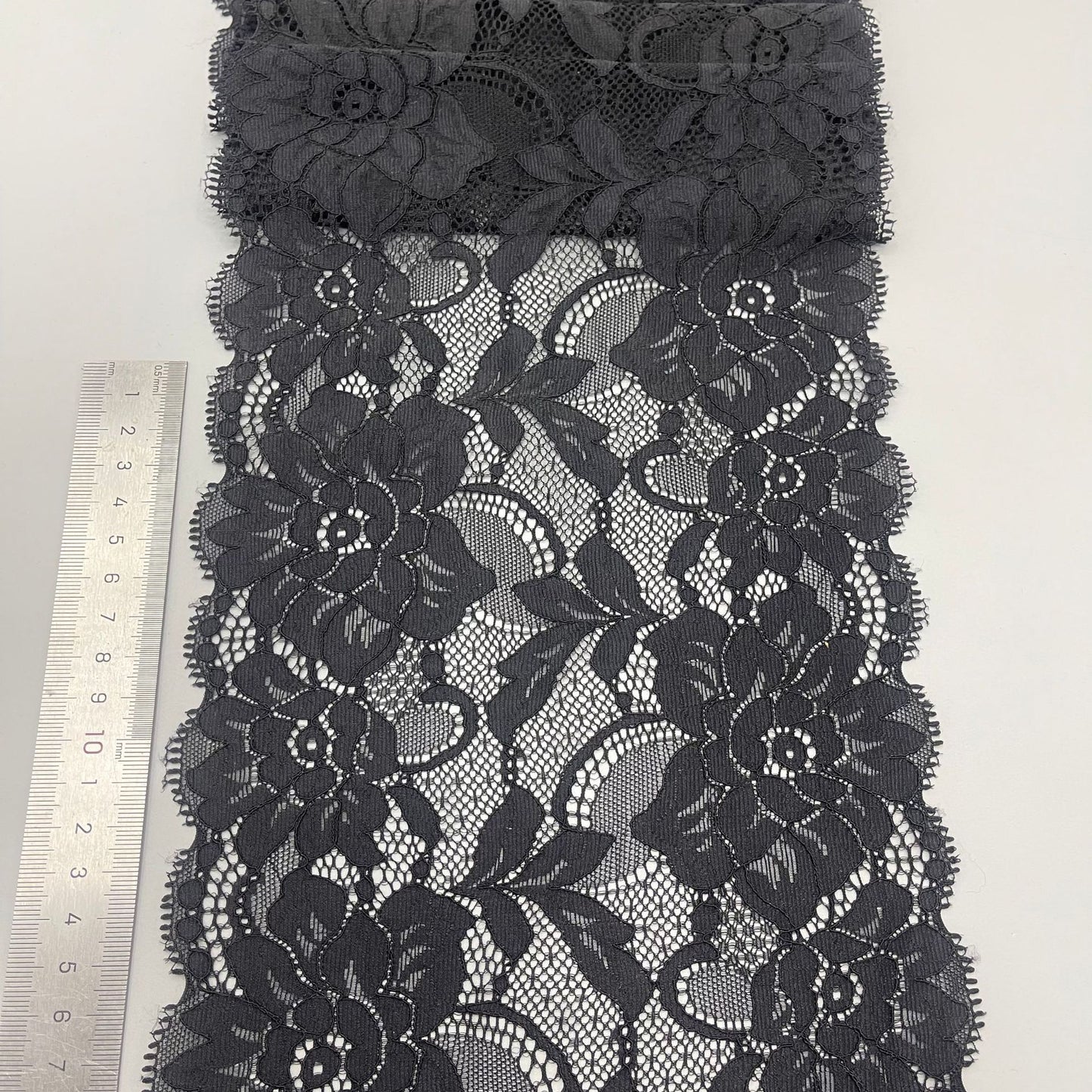 freedombeauty|18CM Elastic Lace Nylon Lace Fabric Wedding Dress Hem Home Textile Accessories