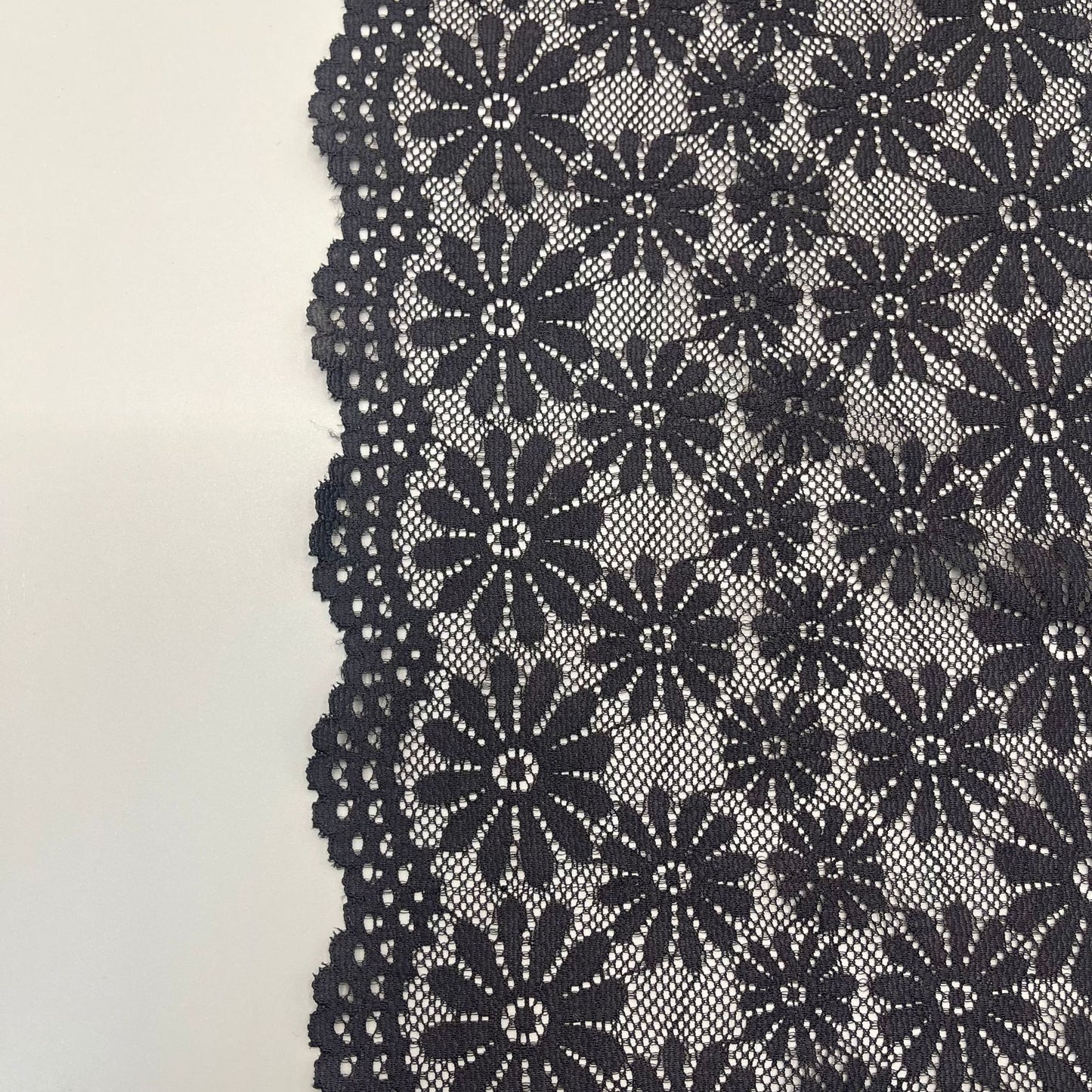 freedombeauty|18CM High-Quality White Stretch Lace Trim Nylon Wedding Dress Hollow Out Accessories