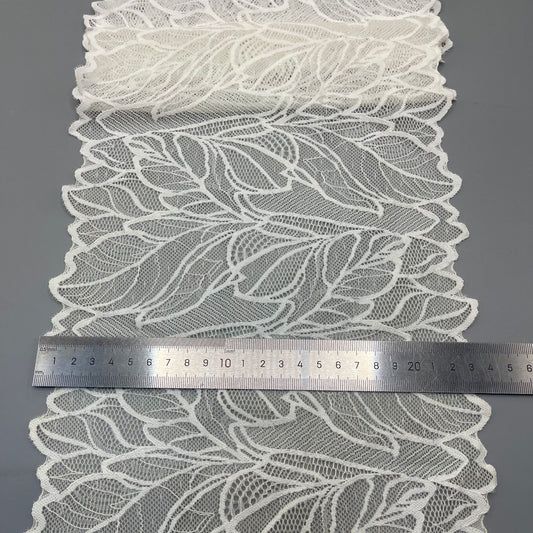 freedombeauty|23CM Elastic Guipure Lace Knitted Nylon Silk Garment Underwear Edge Thickened