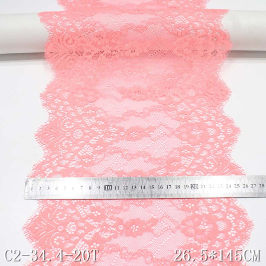 freedombeauty|Non-Elastic Eyelash Lace Double-Sided Small Wave Thread Lace Tablecloth Sofa Cushion Clothing Accessories Lace Trim