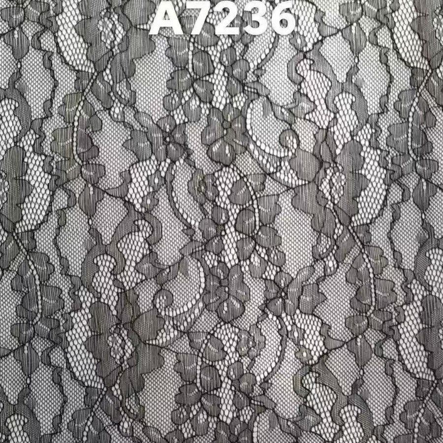 freedombeauty|Stretch Lace Fabric Dress Clothing Fabric Nylon Mesh Lace Trim Hollow Mesh Sexy Mesh Fabric
