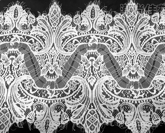 FREEDOMBEAUTY | 34cm nylon silk clothing accessories eyelash lace socks Japanese lace DIY material lace lace