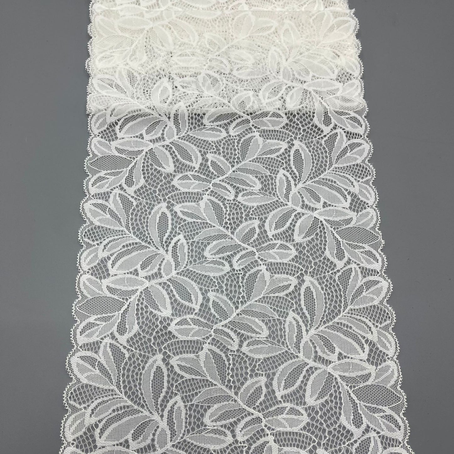 freedombeauty|21CM Elastic Lace Trim Nylon High Stretch Hollow Fabric DIY Wedding Dress Clothing Overlock