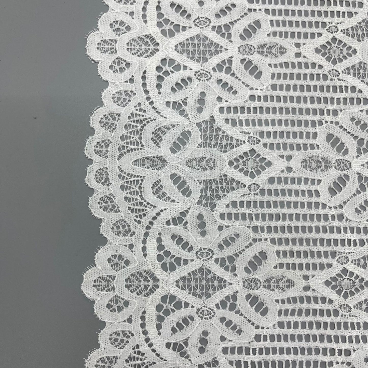 freedombeauty|23CM Nylon Lace Trim Elastic Lace DIY Wedding Dress Home Textile Decoration Accessories