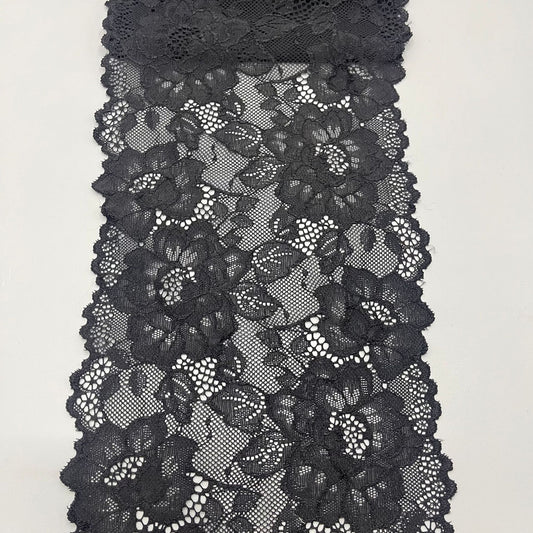 freedombeauty|17cm Lace Trim for Underwear and Wedding Dress Decoration, Hollow White Lace Nylon Accessories, High-end Design