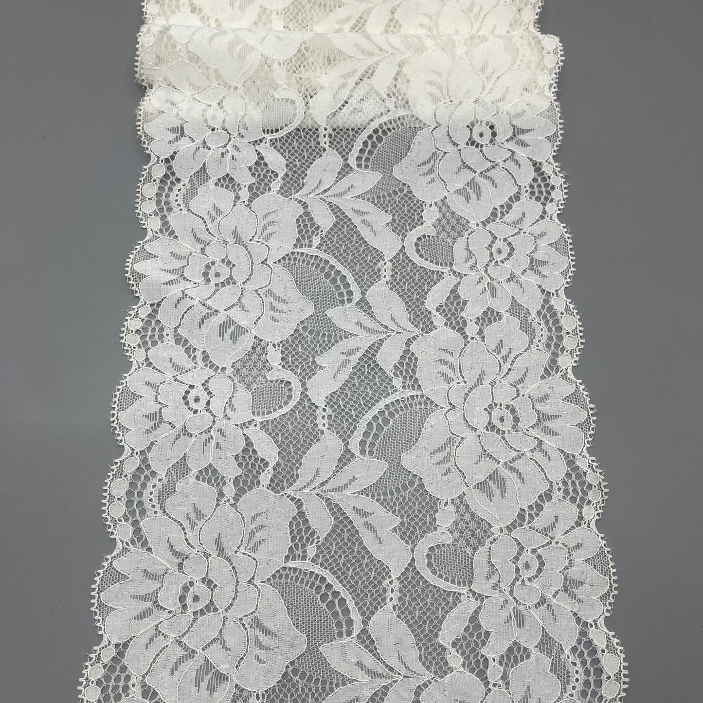 freedombeauty|18CM Lace Elastic Trim for Skirts, Children's Clothing, Wedding Dress Decoration, Clothing Hem