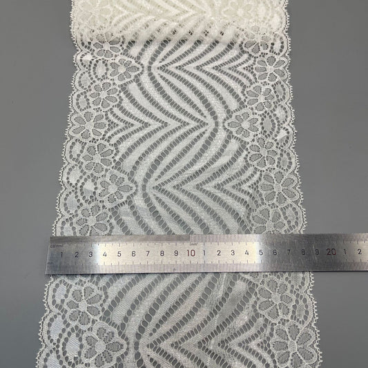 freedombeauty|30cm Lace Trim for Underwear and Wedding Dresses, Nylon Hollow Lace Trim, DIY Clothing Accessories Edging