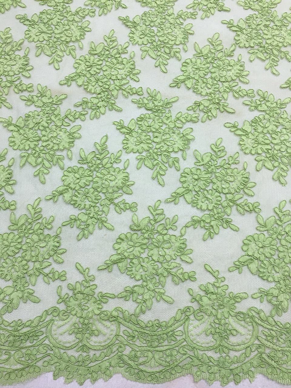 Freedombeauty | Supply Car Strand Lace Veil Skirt Lace Accessories Three-Dimensional Bone Thread Lace Fabric Wedding Dress Fabric