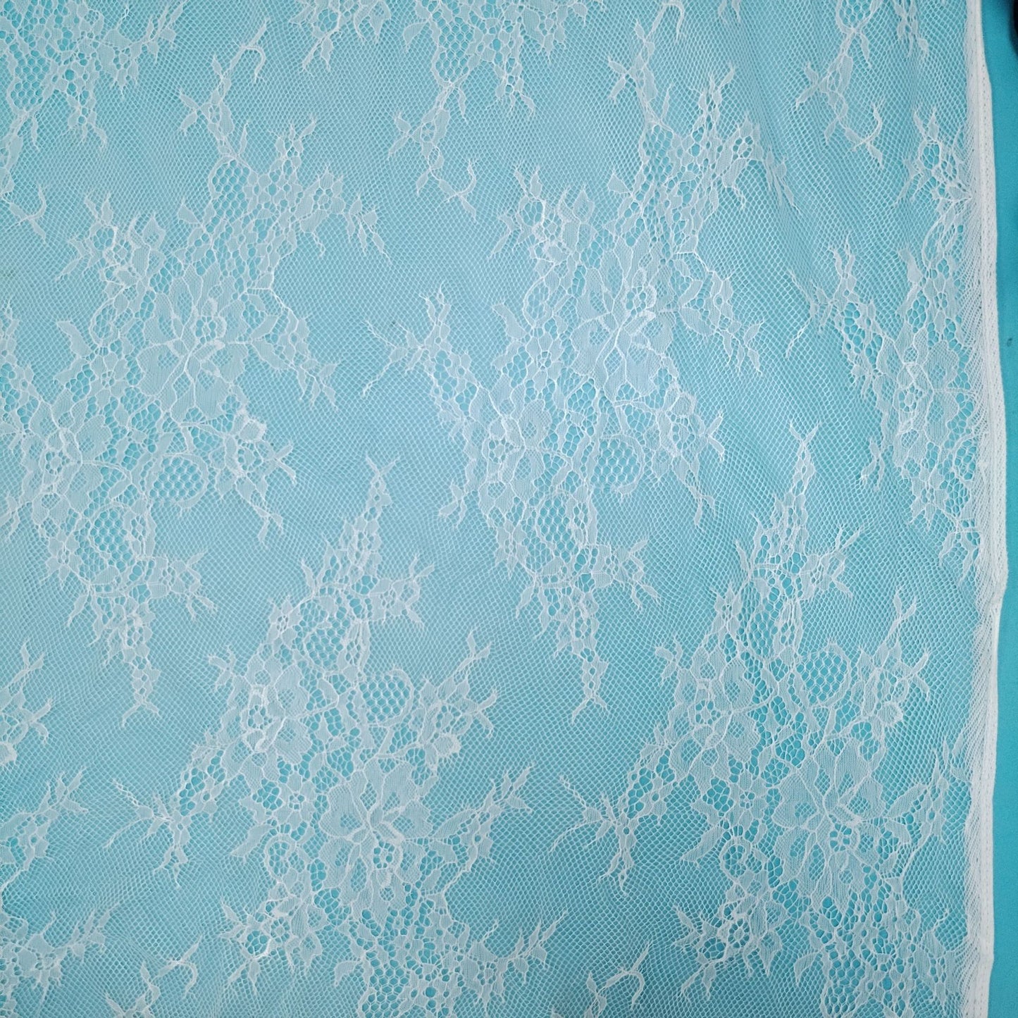 freedombeauty|New Full Polyester Non-Stretch Embroidered Jacquard Lace Fabric Sequin Trim Mesh European African Dress Skirt Fabric