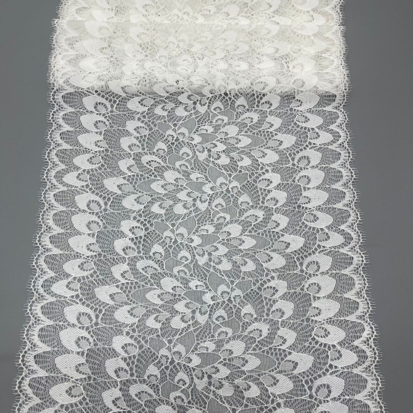 freedombeauty|23CM Elastic Eyelash Double-Sided Elastic Lace Trim DIY Wedding Dress, Clothing, Lingerie Accessories