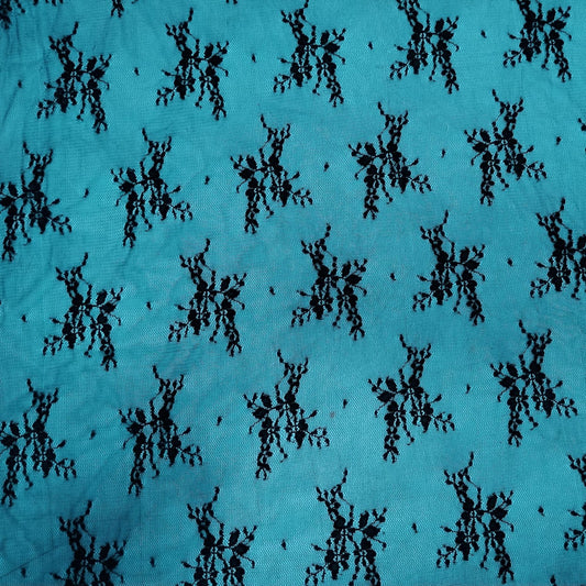 freedombeauty|Lace Fabric Thread Cutting Elastic Small Flower Base Dress Underwear Soft Skin-Friendly Elastic Fabric