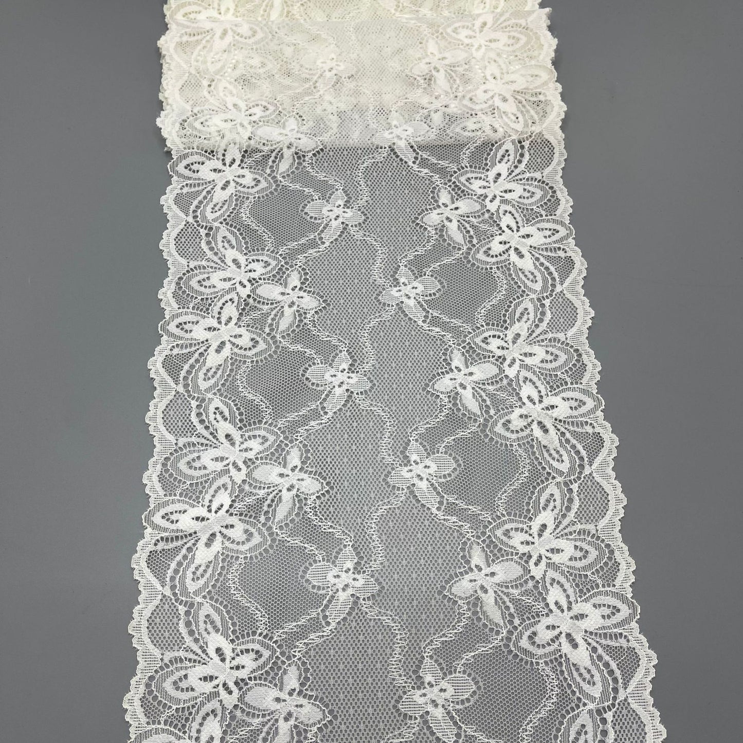 freedombeauty|20CM Elastic Guipure Lace Knitted Nylon Silk Garment Underwear Edge Thickened