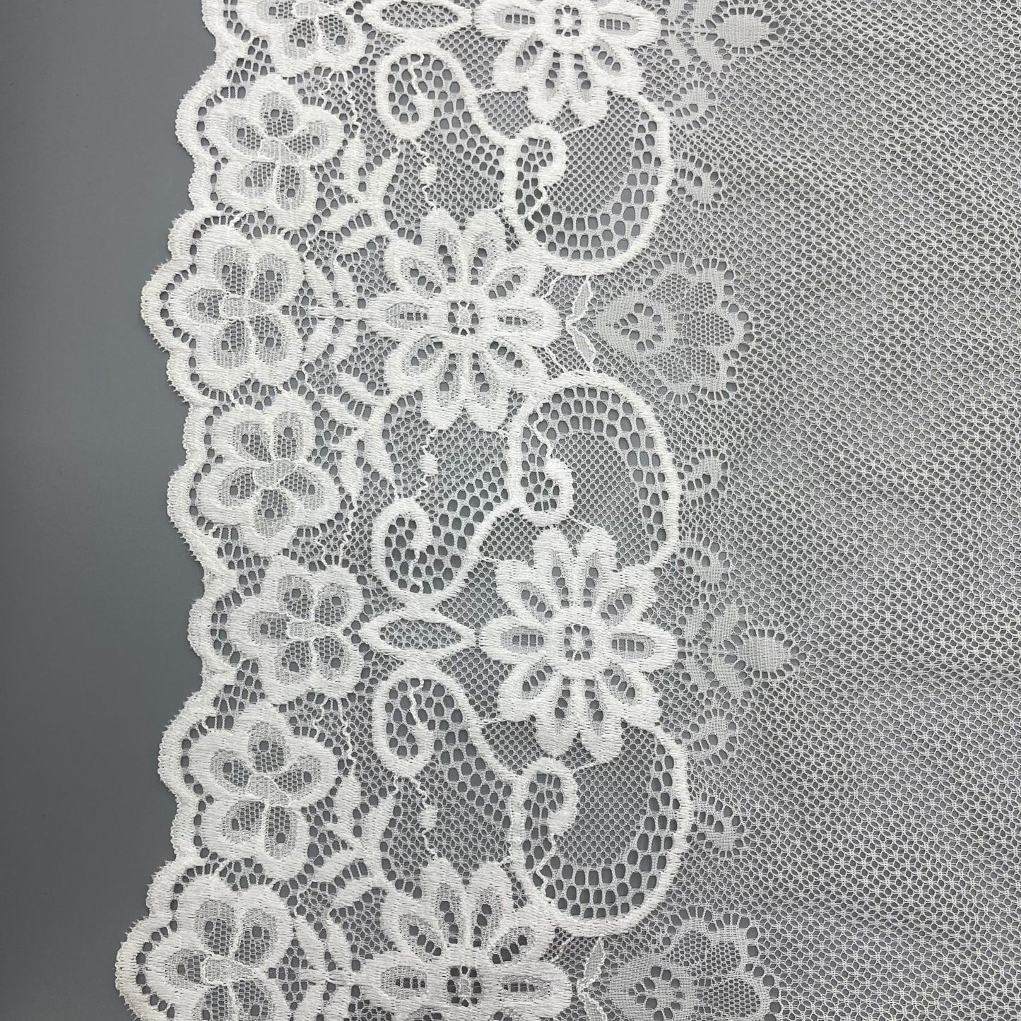 freedombeauty|31CM Stretch Lace Trim Lingerie Underwear Women's Dress Clothing Curtain Stretch Fabric