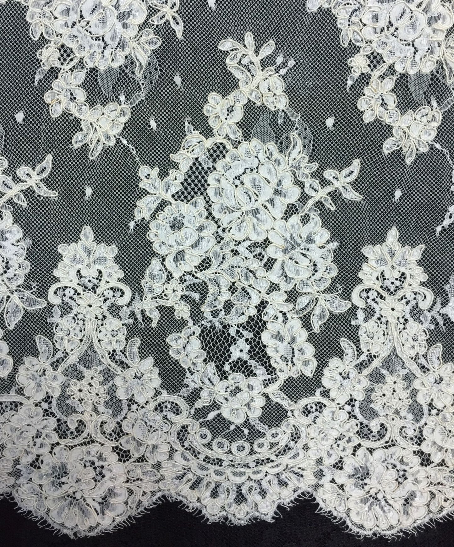 Freedombeauty | Supply in Stock Strands Lace Shell Fabric Wedding Dress Accessories White 3 M