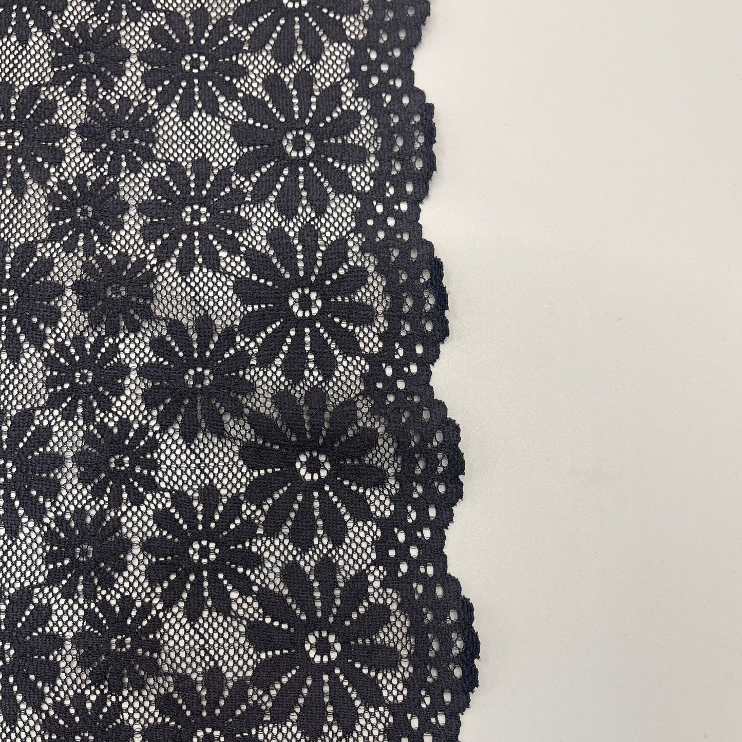 freedombeauty|18CM High-Quality White Stretch Lace Trim Nylon Wedding Dress Hollow Out Accessories