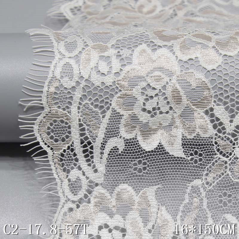 freedombeauty | Lace Trim Crown Single Edge Wave Soft Non-Elastic Computer Embroidered Clothing Accessories Eyelash