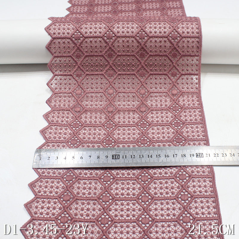 【1pack】-freedombeauty|In Stock Three Colors Available Exquisite Non-Elastic Water-Soluble Lace Trim Sofa Cushion Bedding Accessories