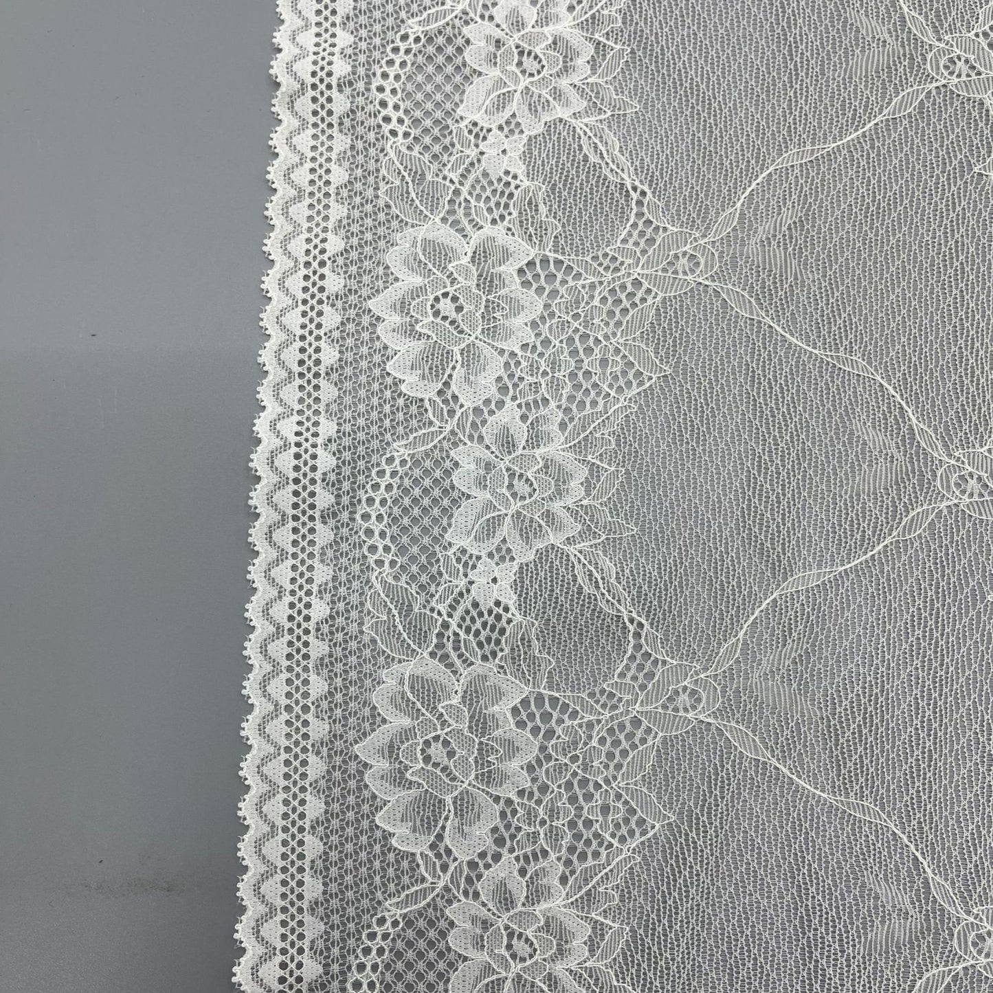 freedombeauty|23CM Lace Trim Accessories White Elastic Lace Nylon Hollow Lace DIY Design