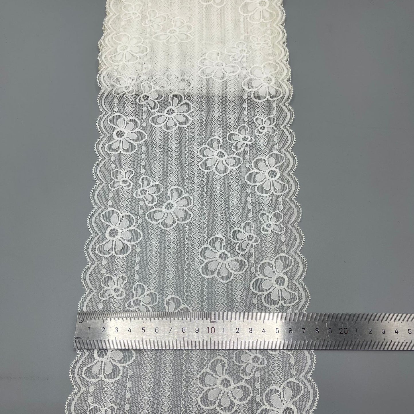 freedombeauty|Nylon Lace Trim Elastic Lace Wedding Dress Undergarment Skirt Hem Accessories