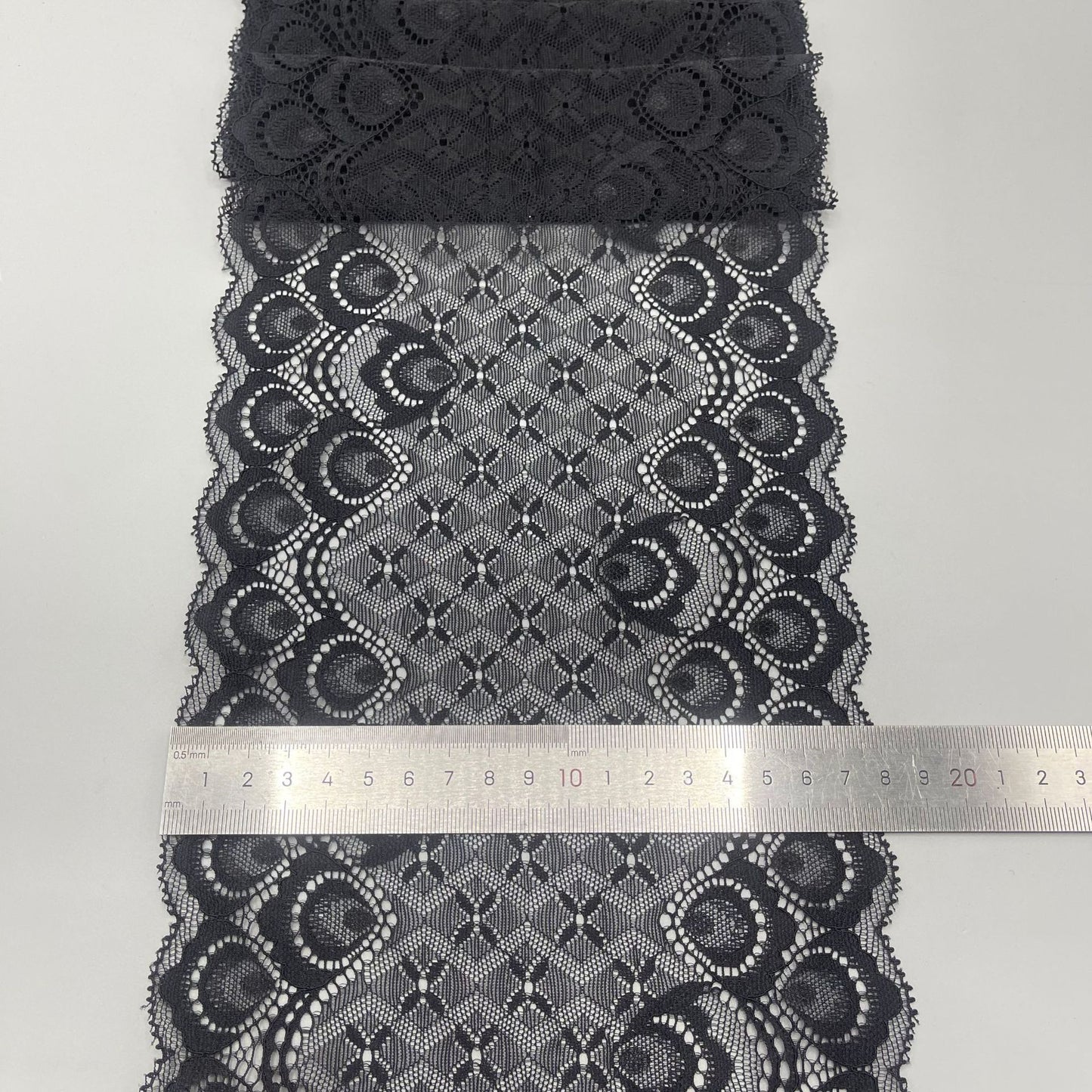 freedombeauty|18CM Elastic Guipure Lace Knitted Nylon Silk Wedding Dress Lingerie Clothing Lace