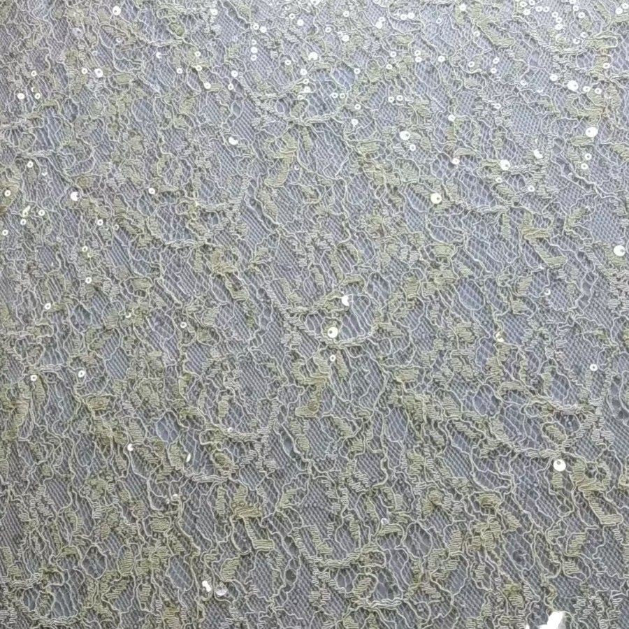 freedombeauty|Hot Selling Popular Cotton Embroidered Sequin Lace Fabric 3D Small Rope Embroidered Mesh Fabric for Women's Dresses and Gowns