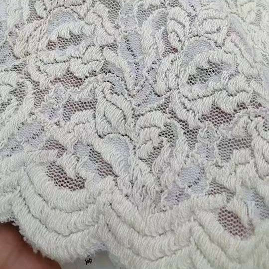 freedombeauty|Classic Hot-Selling Direct Sale Nylon Embossed Pressed Gauze Cotton Plum Blossom Lace Fabric Fashion Women's Wedding Dress Lace