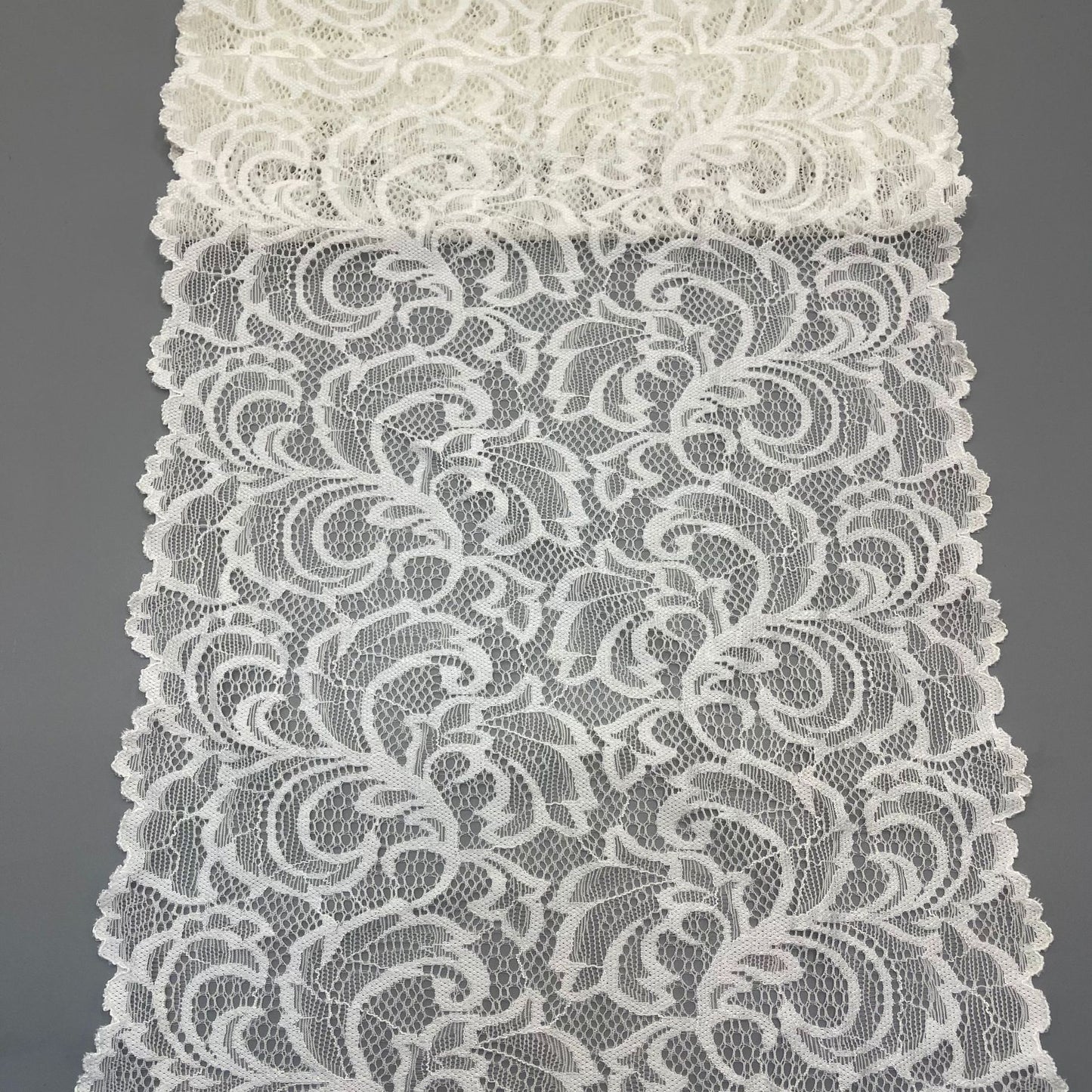 freedombeauty|23CM Elastic Wave Lace Trim for Lingerie Wedding Dress Accessories DIY Clothing Decoration