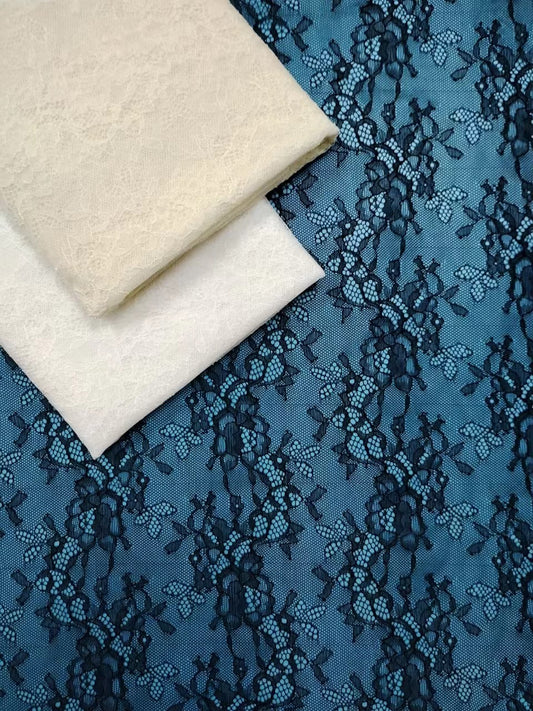 freedombeauty|Hot Selling Direct Supply Nylon Corrugated Peony Lace Fabric Women's Pajamas Dress Lace Fabric Fashion Lace