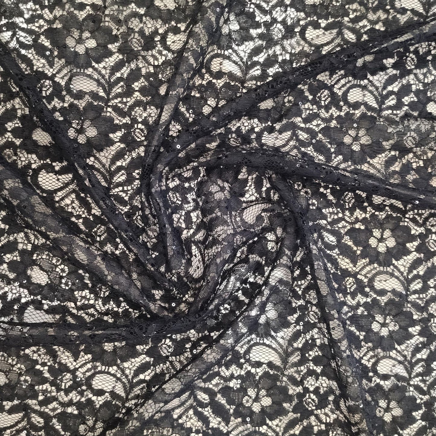 freedombeauty|Brocade Cotton Sequin Thread Sequin Lace Fabric Flower Lace Fabric Wedding Dress Women's Dress Lace Accessories