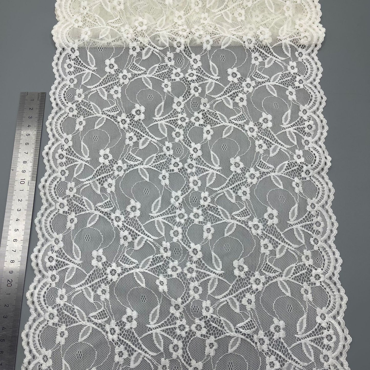 freedombeauty|30CM Double-Sided Lace Trim Nylon Lace Trim Stretch Small Lace Trim Fashion Lingerie Lace Trim