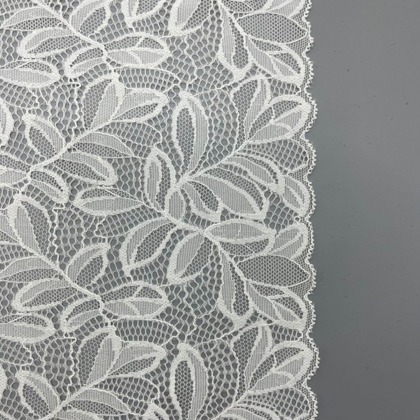 freedombeauty|21CM Elastic Lace Trim Nylon High Stretch Hollow Fabric DIY Wedding Dress Clothing Overlock