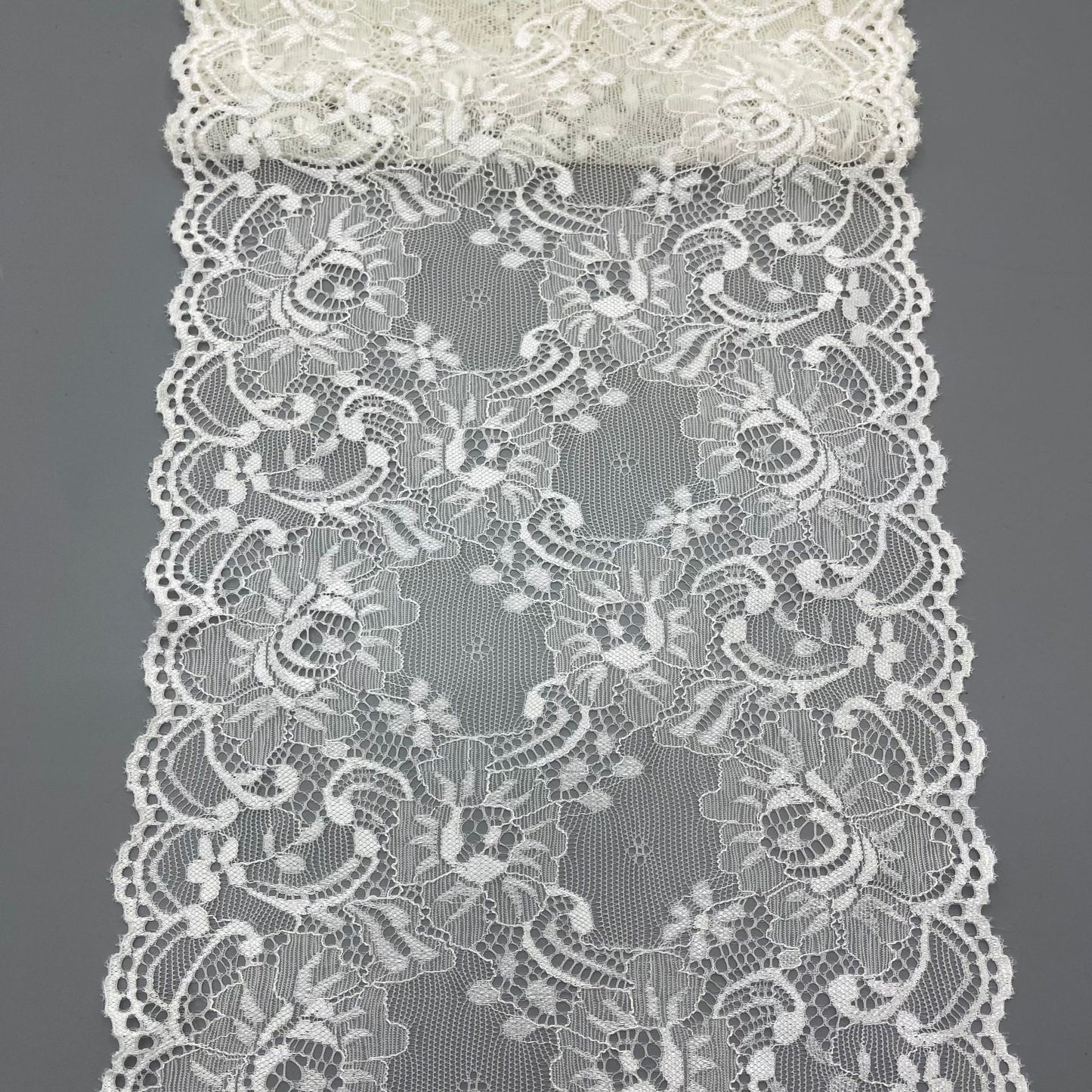 freedombeauty|21CM Nylon Elastic Lace Trim Wedding Dress Underwear Accessories DIY Handmade Lace Trim