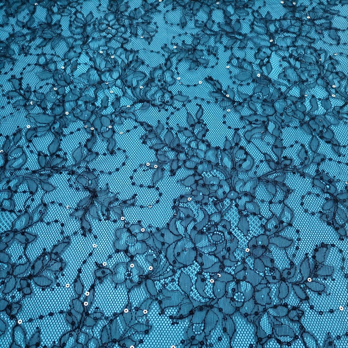 freedombeauty|Chiffon Sequin Lace Fabric Full Pattern Lace Fabric for Dresses Fashion Gowns Wedding Dresses Children's Decorations