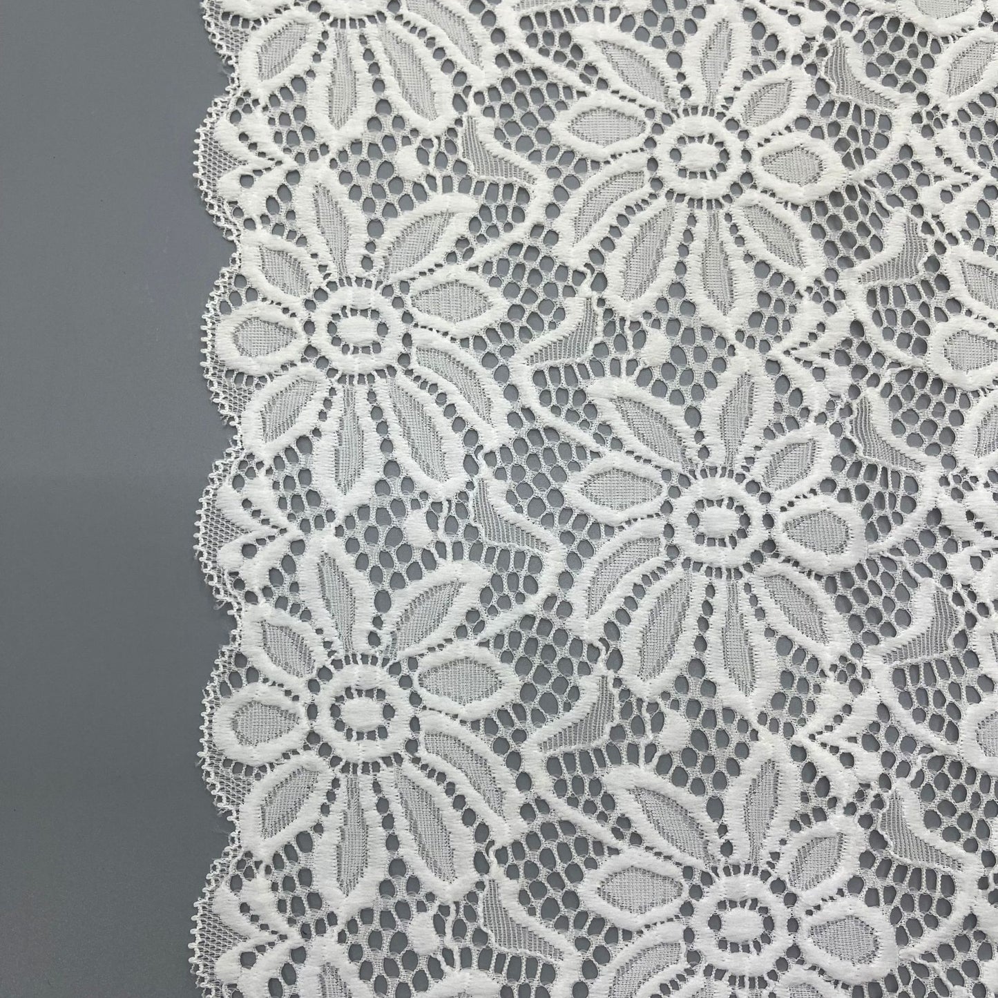 freedombeauty|28cm European and American Lace Handmade Wedding Dress Accessories Nylon Hollow Lace Trim High-end Design Edging