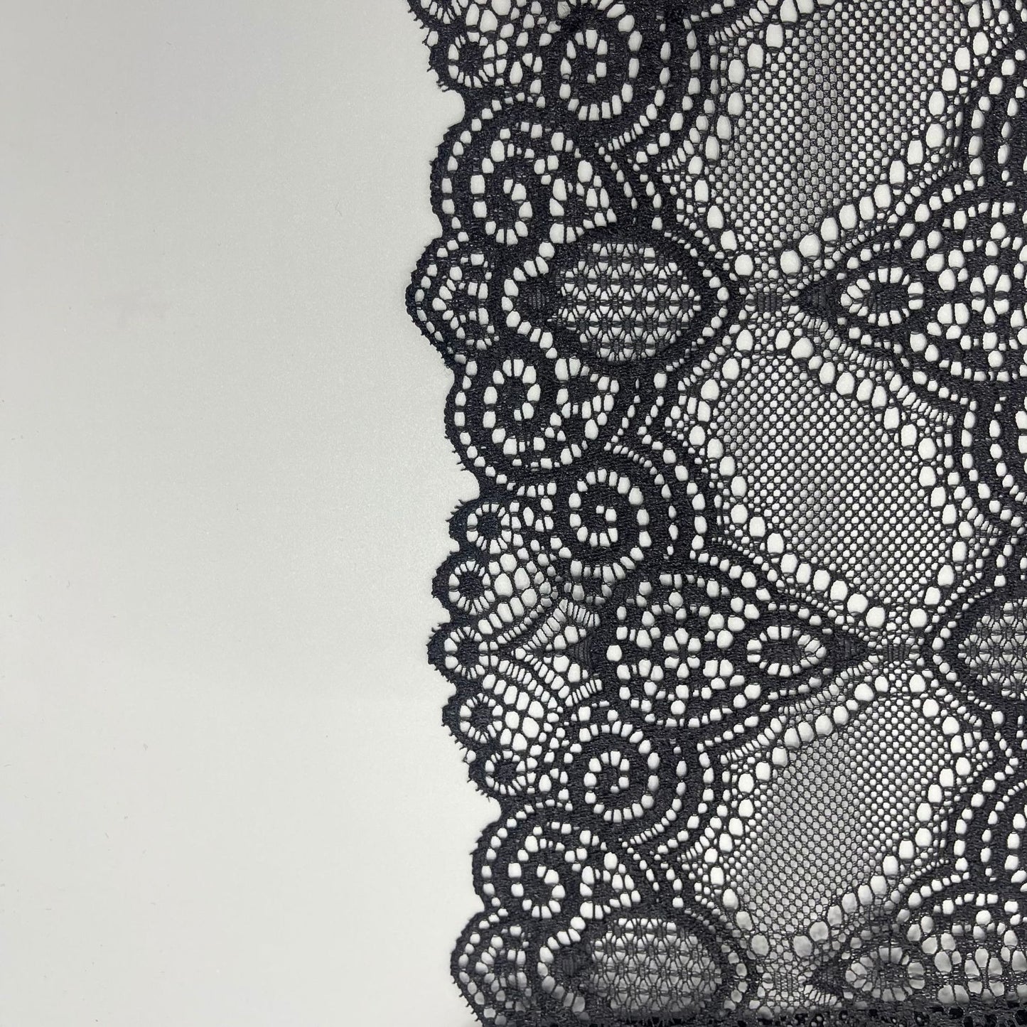 freedombeauty|15cm Wedding Dress Accessories High-Quality White Nylon Lace Hollow Embroidery Handmade Embroidery