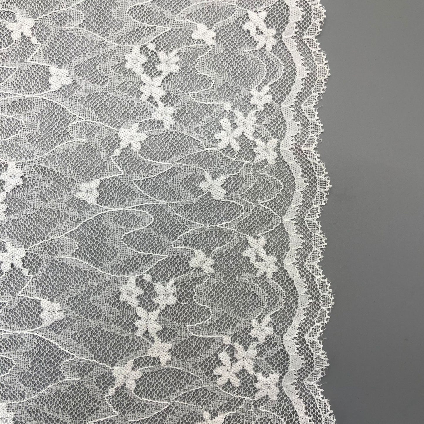 freedombeauty|24CM Wavy Edge Water-Soluble Lace Trim for Lingerie, Clothing, Wedding Dress Accessories, DIY Decoration