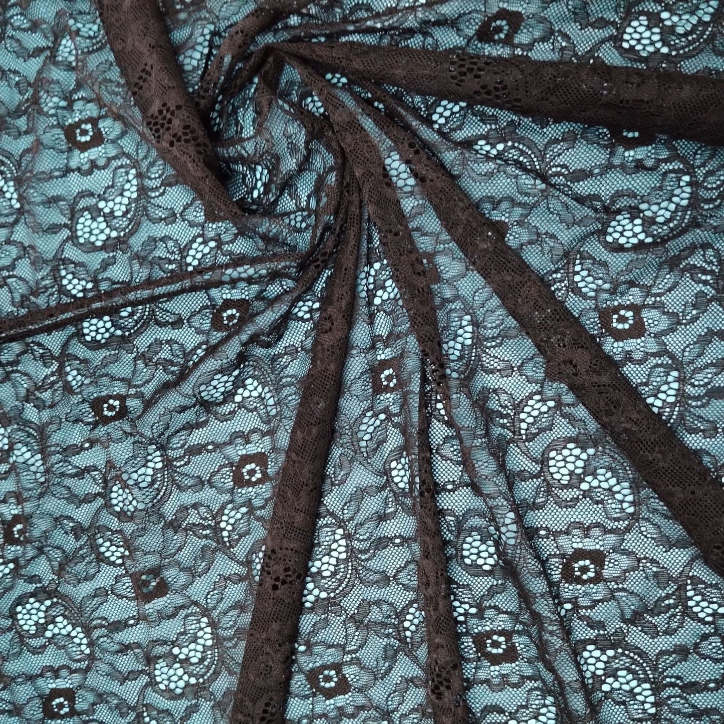 freedombeauty|Stretch Lace Fabric Paisley Small Flower Dress Clothing Fabric Mesh Lace Trim Hollow Mesh Sexy