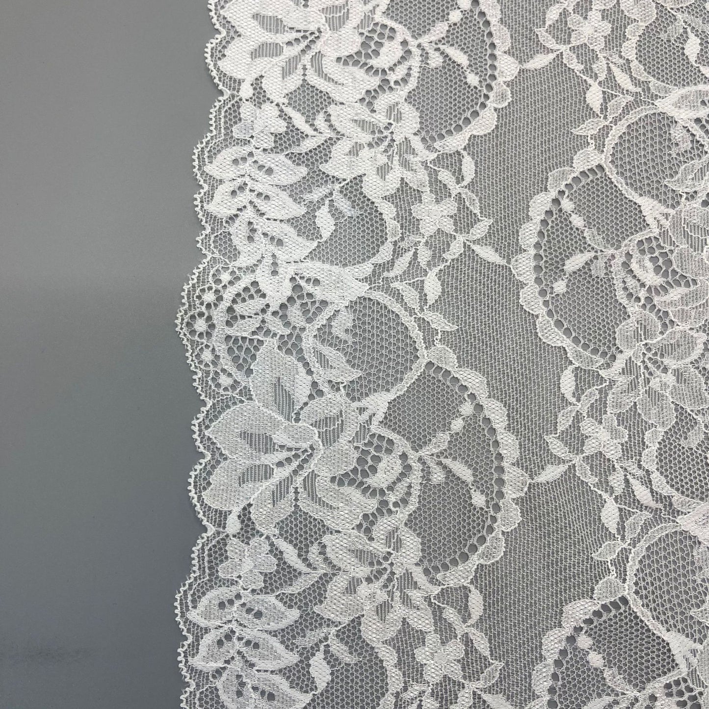 freedombeauty|18CM Lingerie Nylon Wedding Dress Lace White Elastic Lace Hollow Design Accessories DIY Lace Parts