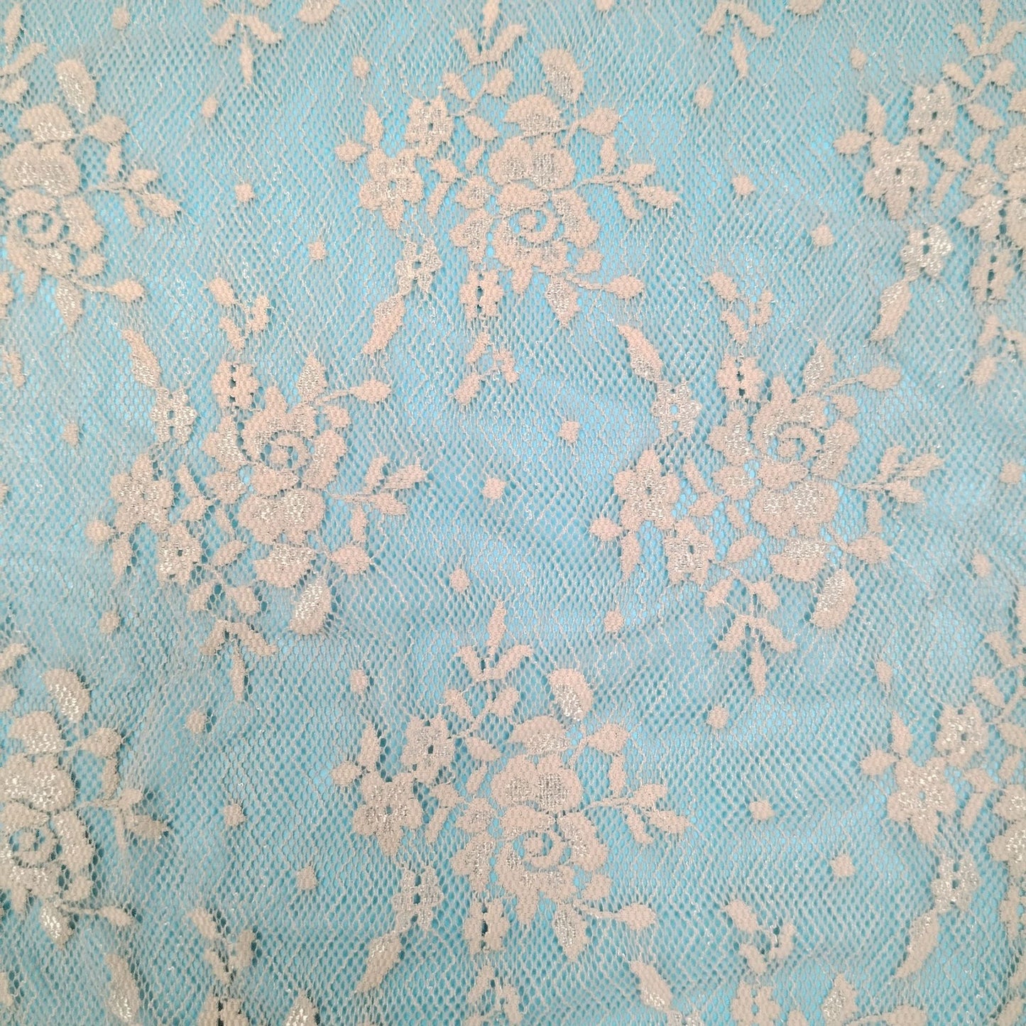 freedombeauty|2024 Hot-Selling Small Floral Dot Lace Fabric for Wedding Dresses, Dresses, Headpieces, Tablecloths, and Hollow-Out Flowers