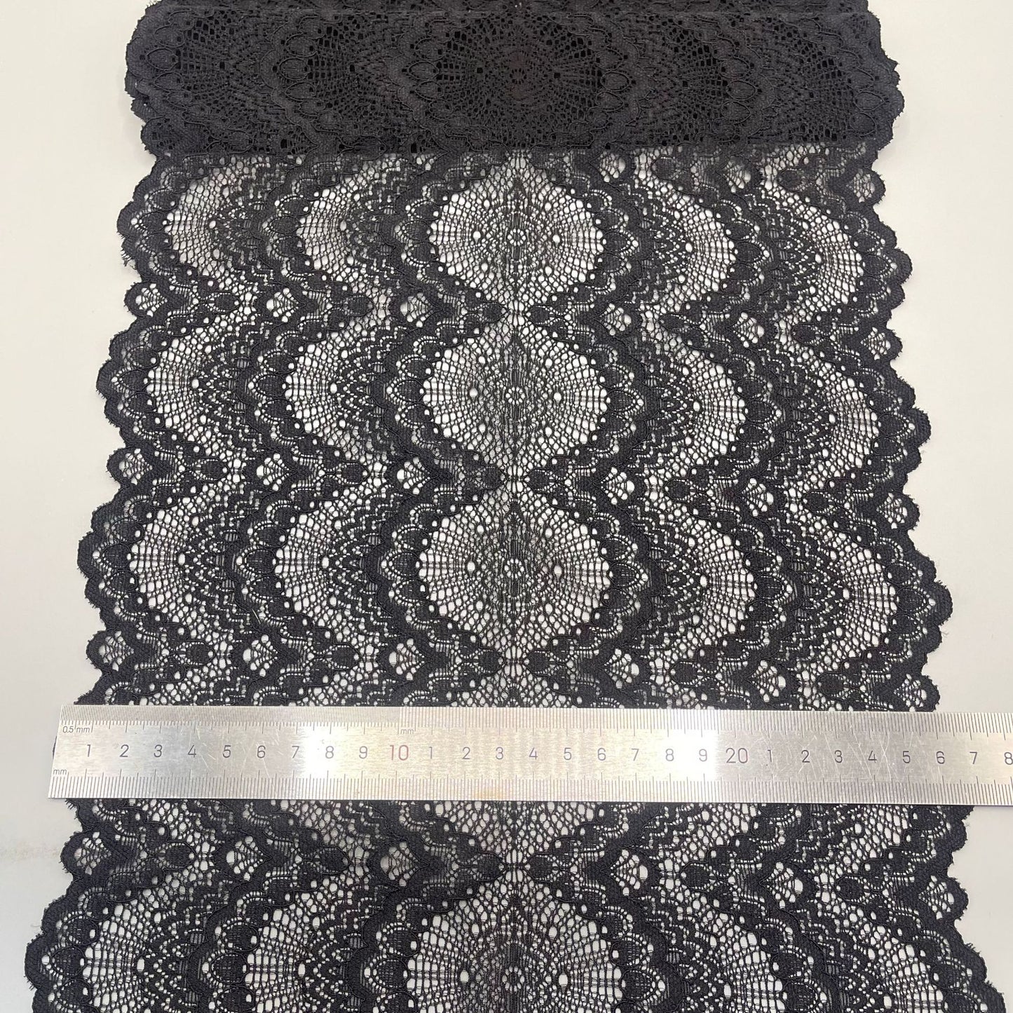 freedombeauty|18CM Elastic Wave Lace Trim Wedding Dress Lingerie Accessories DIY Clothing Decoration