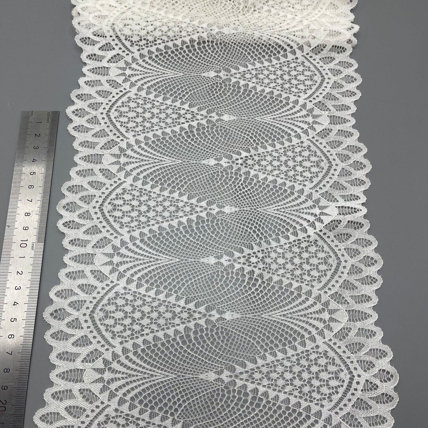 freedombeauty|22CM Elastic Lace Trim Clothing Accessories DIY Wedding Dress Strapless Accessories Fabric