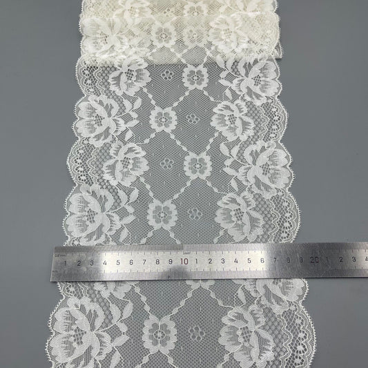freedombeauty|18cm E-commerce Exclusive Wedding Dress Lace Nylon Stretch Lace DIY Clothing