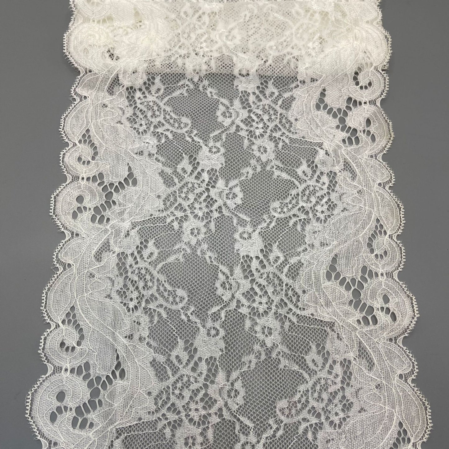 freedombeauty|20CM Knitted Stretch Lace Trim Nylon Soft Lace Trim Home Textile Lingerie Accessories