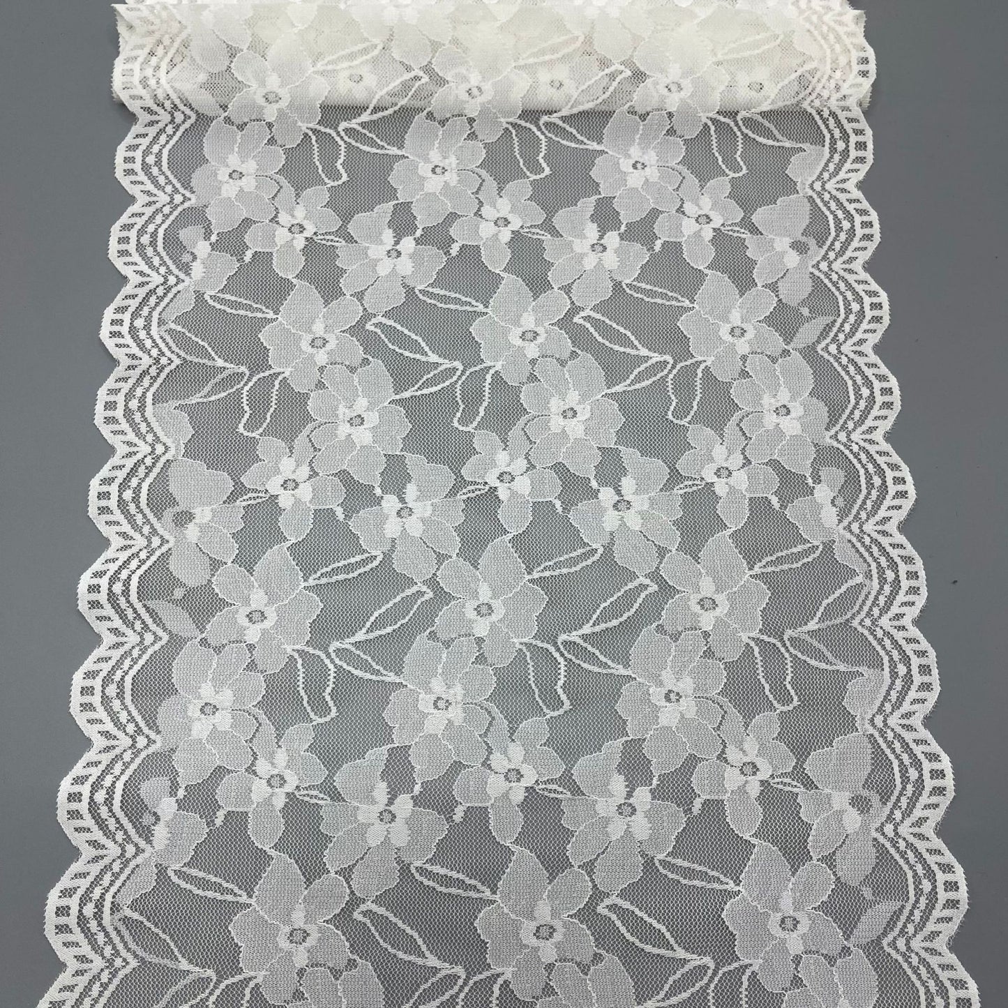 freedombeauty|23CM Nylon Lace Fabric Wedding Dress Long Skirt Lolita Accessories Decoration