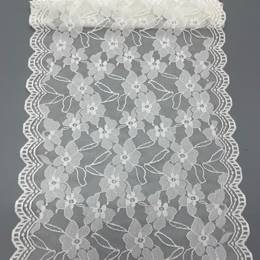 freedombeauty|23CM Nylon Lace Fabric Wedding Dress Long Skirt Lolita Accessories Decoration