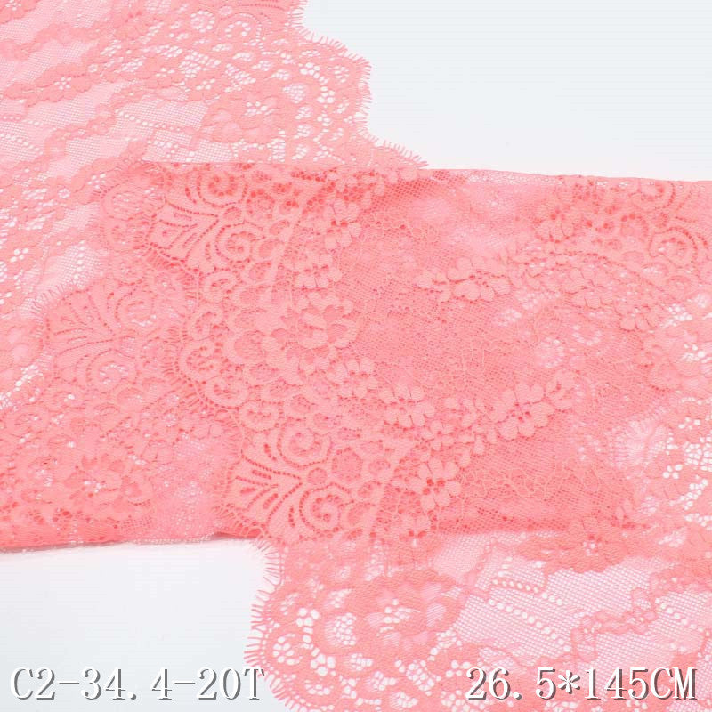 freedombeauty|Non-Elastic Eyelash Lace Double-Sided Small Wave Thread Lace Tablecloth Sofa Cushion Clothing Accessories Lace Trim