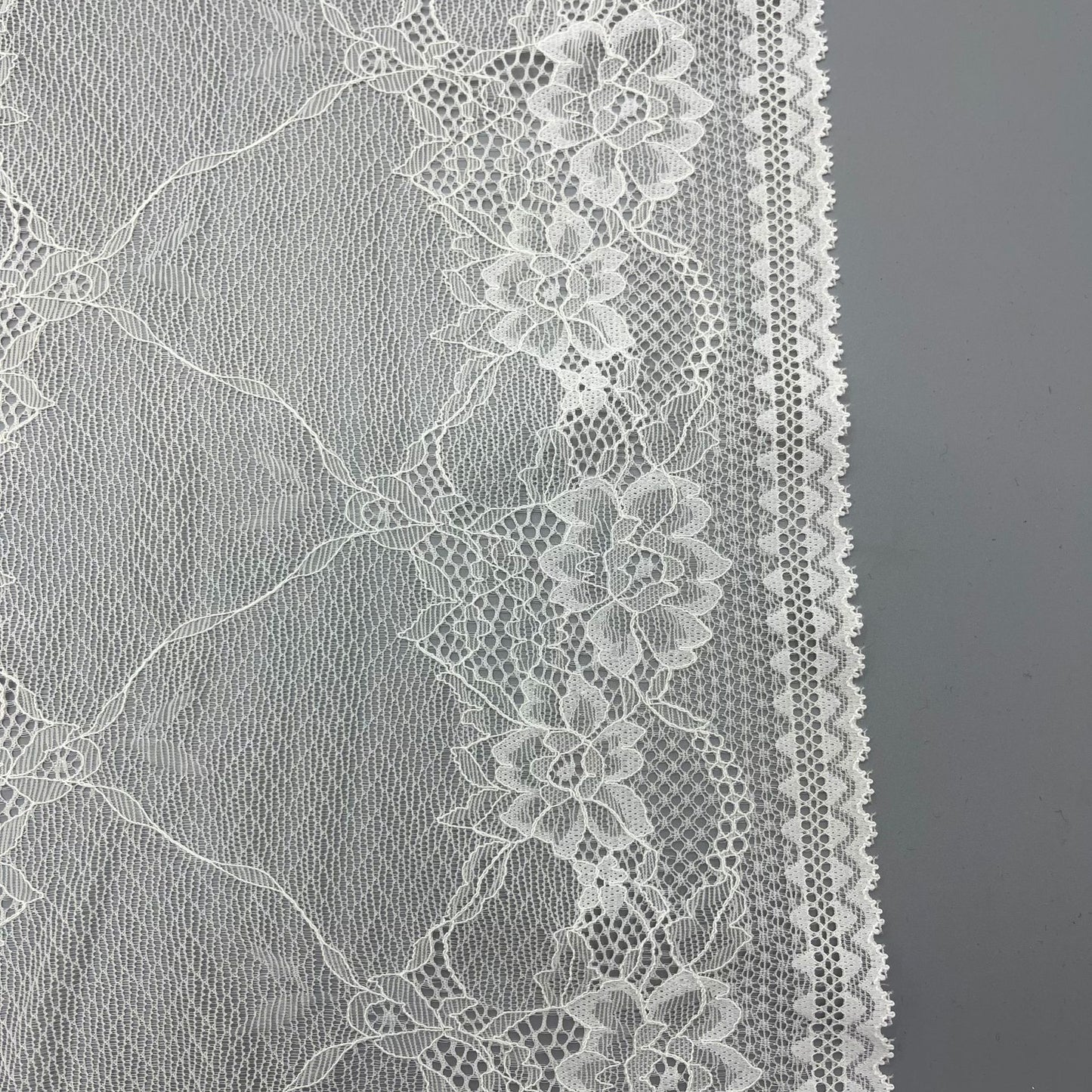 freedombeauty|23CM Lace Trim Accessories White Elastic Lace Nylon Hollow Lace DIY Design