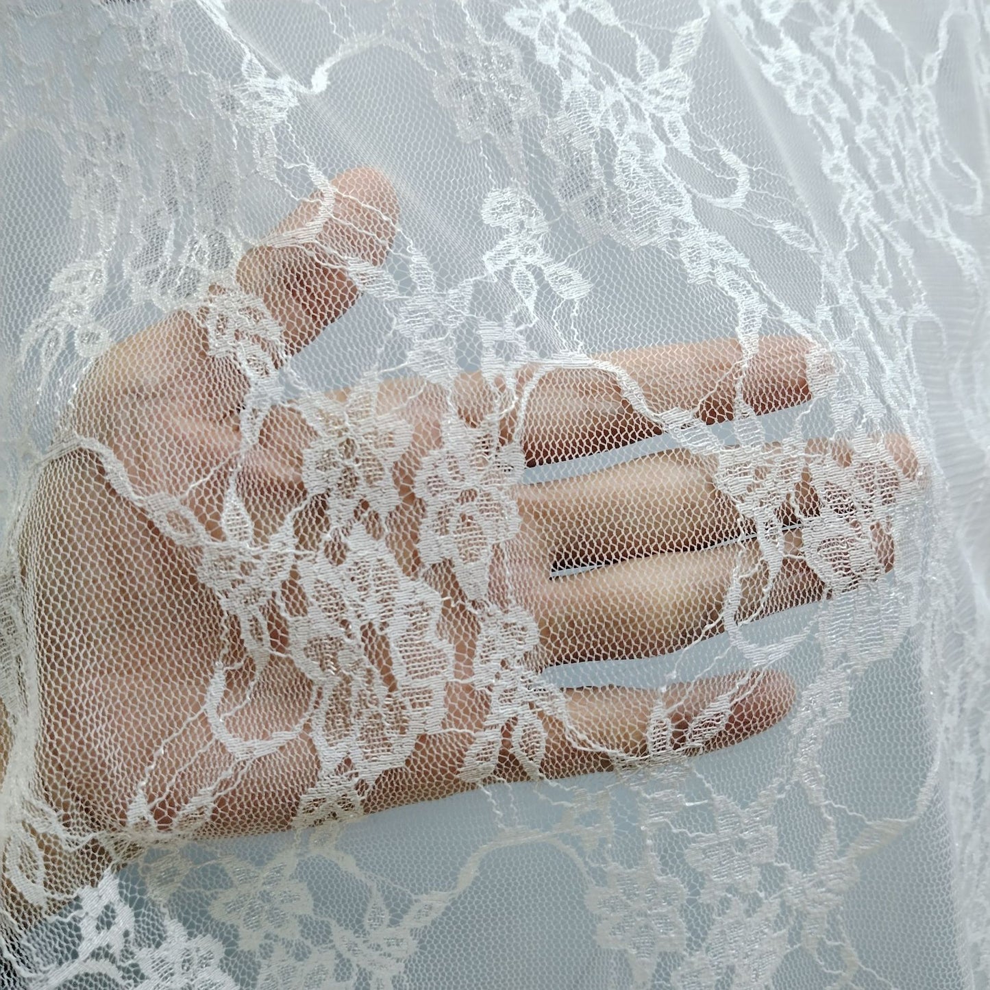 freedombeauty|Professional Direct Sale Stretch Lace Fabric Nylon Five-Star Flower Rose Flower In-Stock Lace Skirt Lace Hot-Selling Fabric