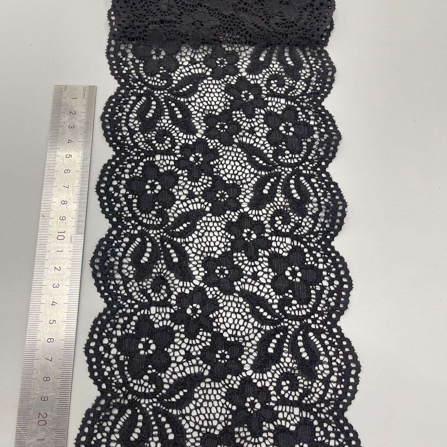 freedombeauty|15cm Lace Trim Handmade Wedding Dress Accessories Nylon White Hollow High-end Custom Border