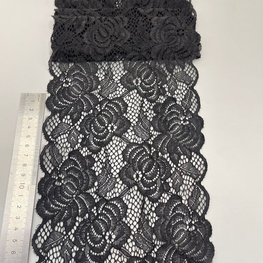 freedombeauty|18CM Sexy Lingerie Handmade Decoration Elastic Lace Trim In Stock Wedding Dress Accessories